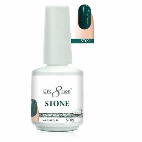 White Smoke Cre8tion Stone LED/UV Soak Off Gel 0.5 fl oz/15ml - ST09