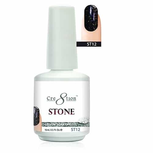 White Smoke Cre8tion Stone LED/UV Soak Off Gel 0.5 fl oz/15ml - ST12