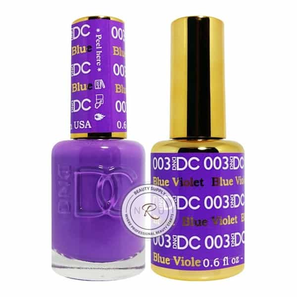White Smoke Daisy Soak Off Gel - Blue Violet - DC003