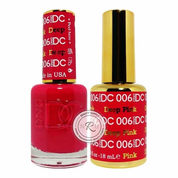 White Smoke Daisy Soak Off Gel - Deep Pink - DC006