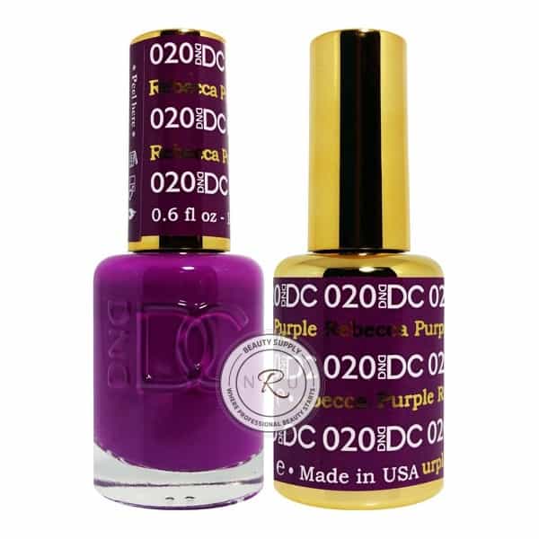 White Smoke Daisy Soak Off Gel - Rebecca Purple - DC020
