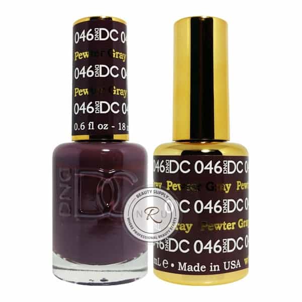 White Smoke Daisy Soak Off Gel - Pewter Gray - DC046