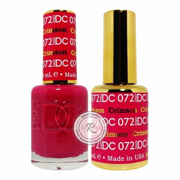 White Smoke Daisy Soak Off Gel - Crimson Crimson - DC072