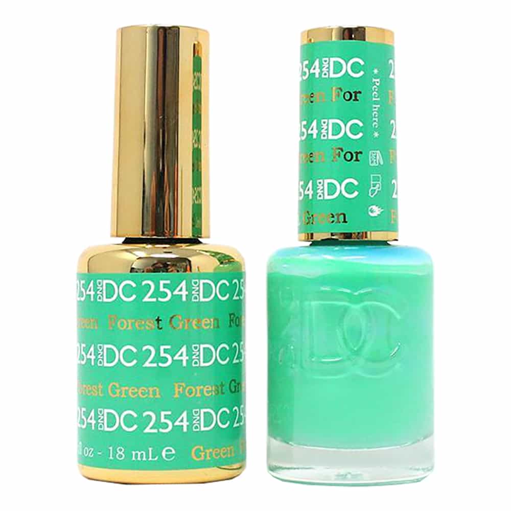 White Smoke Daisy Soak Off Gel - Forest Green DC254