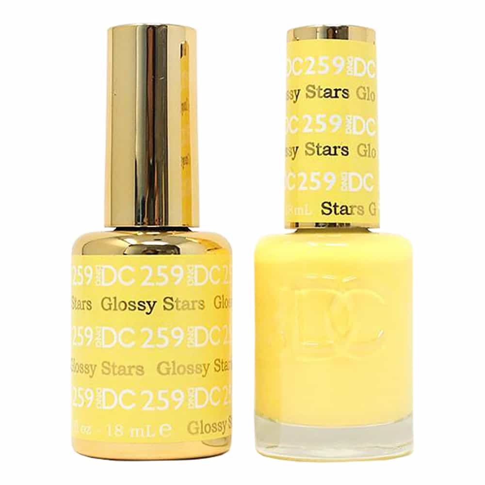 White Smoke Daisy Soak Off Gel - Glossy Stars DC259