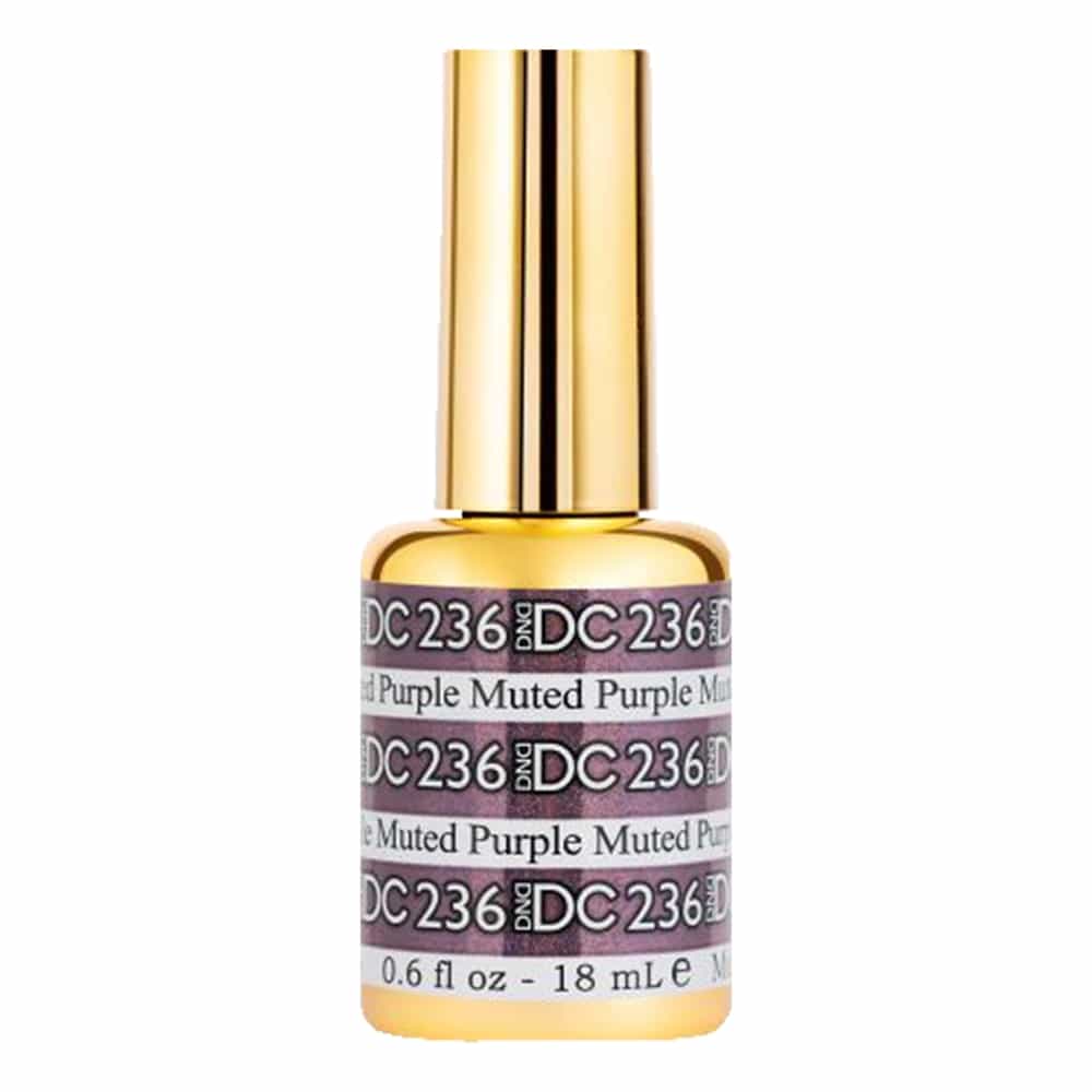 White Smoke DC Mermaid Gel 0.5 oz Muted Purple DC236