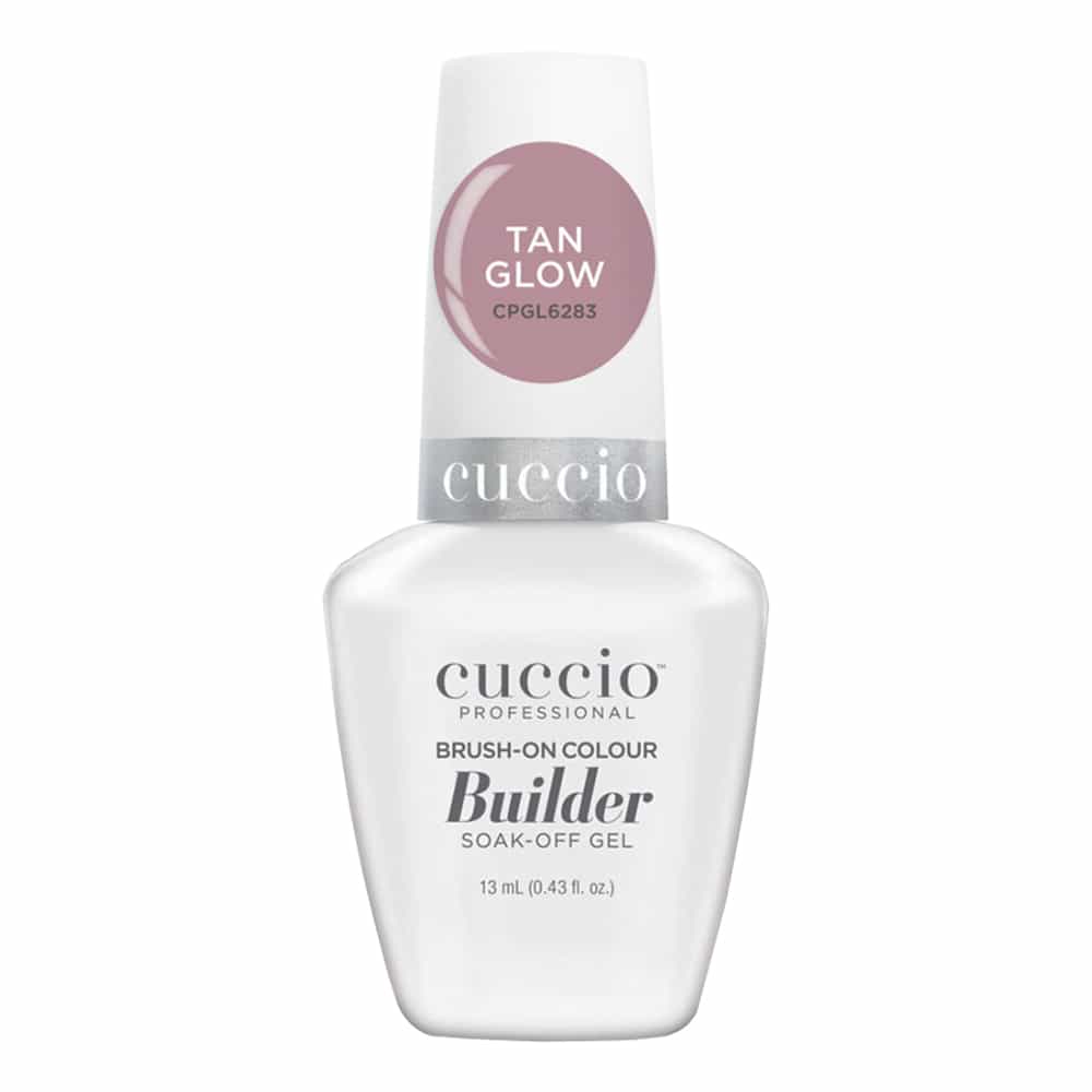 White Smoke Cuccio LED/UV Brush-On Builder 0.43 oz - Tan Glow CPGL6283