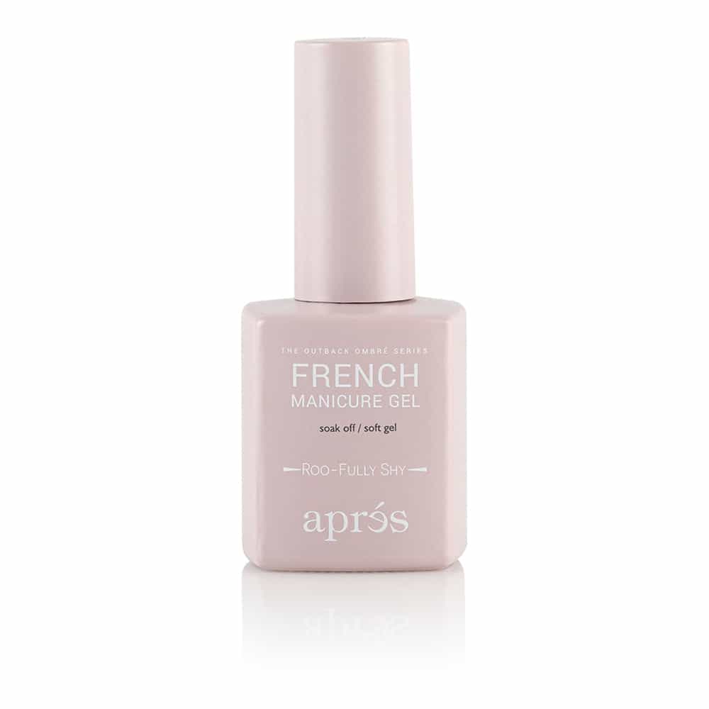 Gray Apres French Manicure Gel Ombre - Roo-Fully Shy AB-110