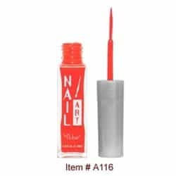 White Smoke Nubar Nail Art Strippers Neon Red A116