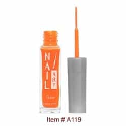 White Smoke Nubar Nail Art Strippers Neon Orange A119