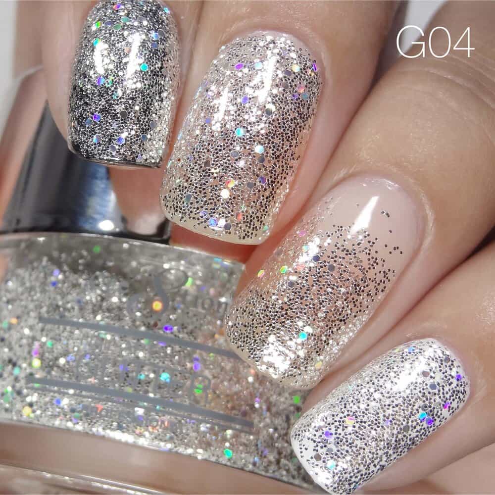 Rosy Brown Cre8tion Nail Art Glitter 1 fl oz/30g Glitter 04