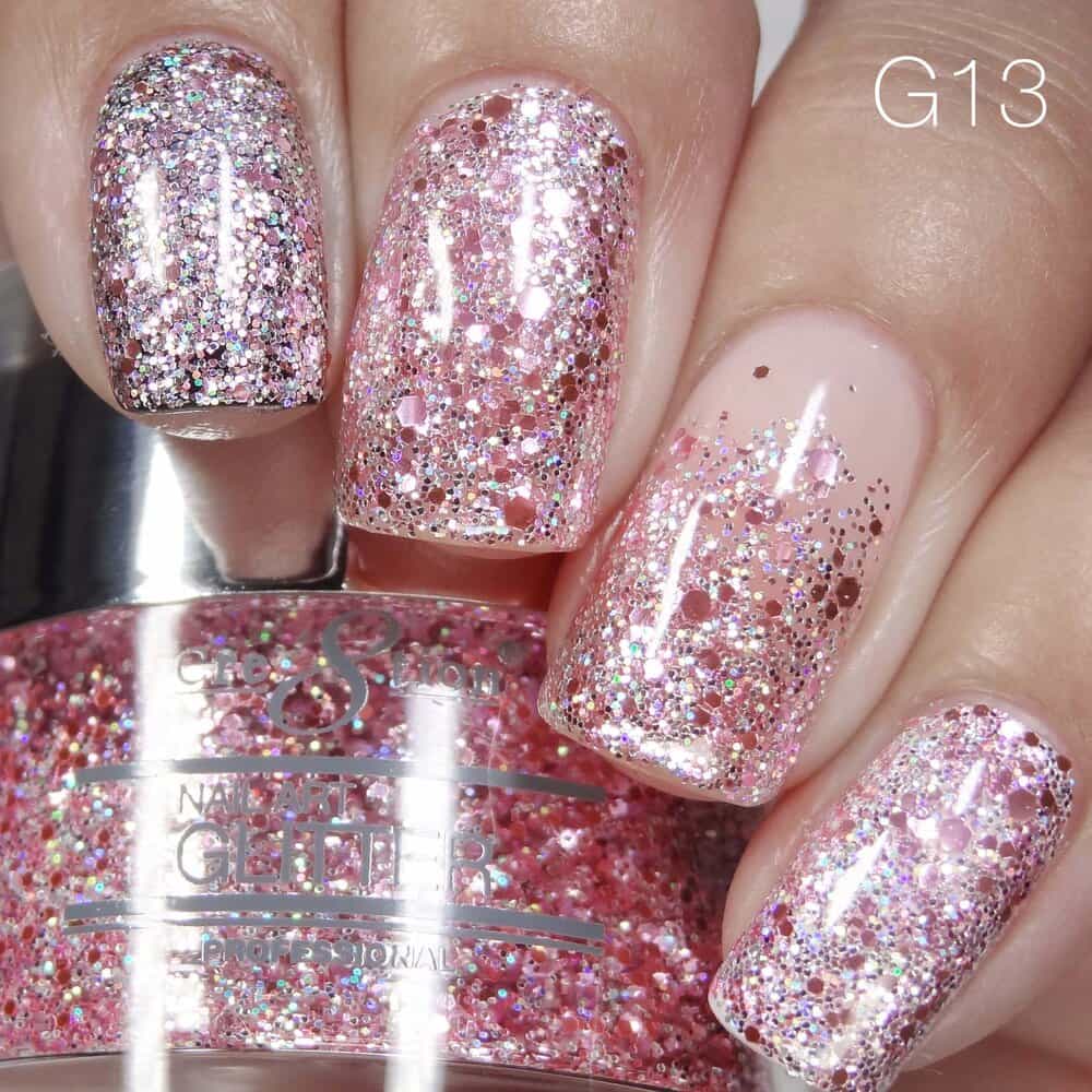 Rosy Brown Cre8tion Nail Art Glitter 1 fl oz/30g Glitter 13