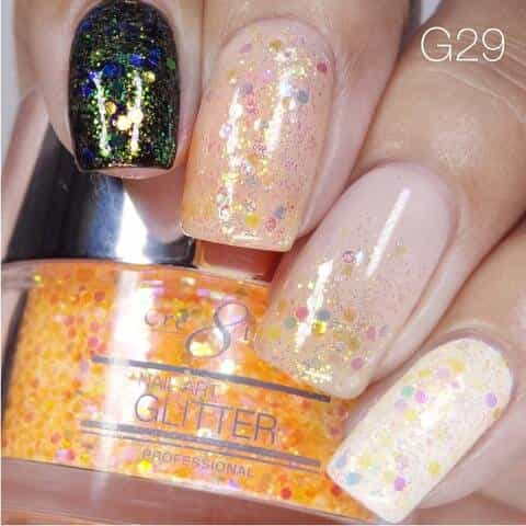 Tan Cre8tion Nail Art Glitter 1 fl oz/30g Glitter 29