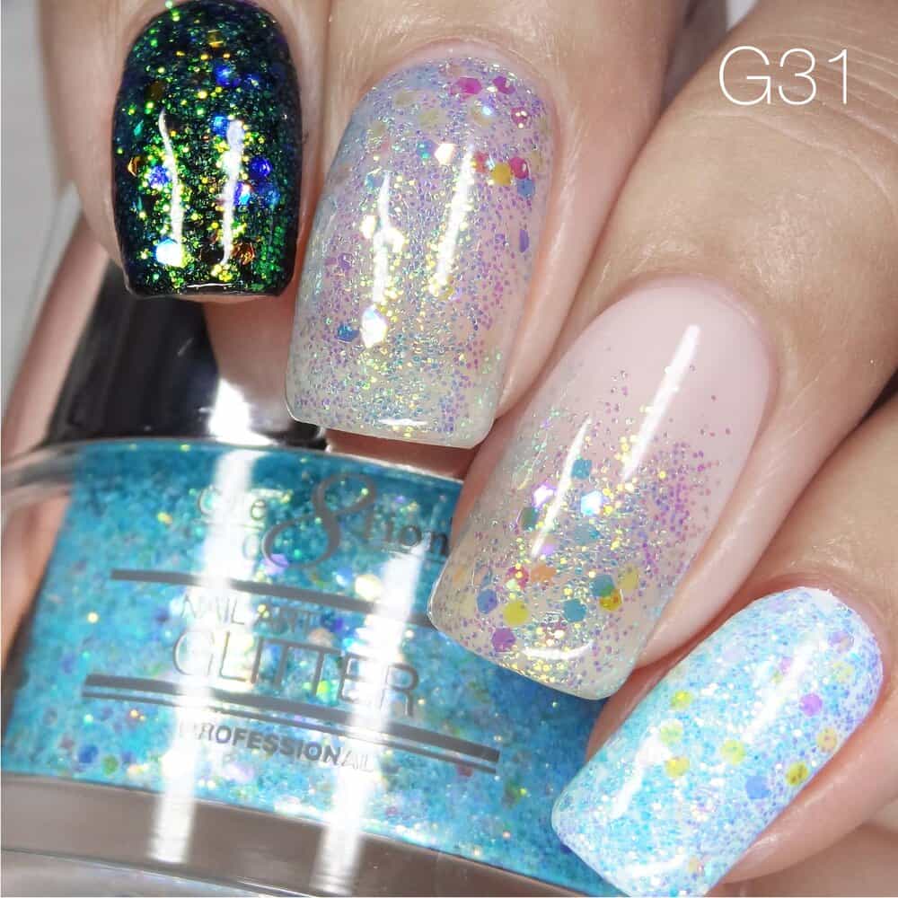 Tan Cre8tion Nail Art Glitter 1 fl oz/30g Glitter 31