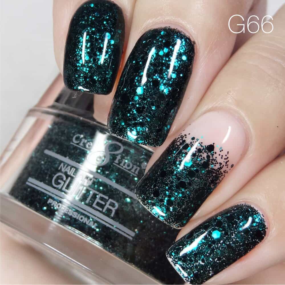 Tan Cre8tion Nail Art Glitter 1 fl oz/30g Glitter 66
