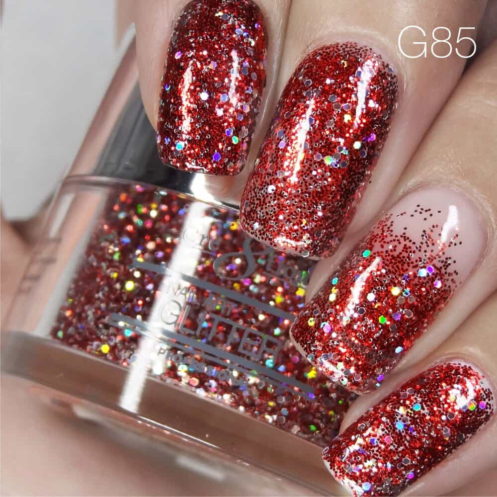 Gray Cre8tion Nail Art Glitter 1 fl oz/30g Glitter 85