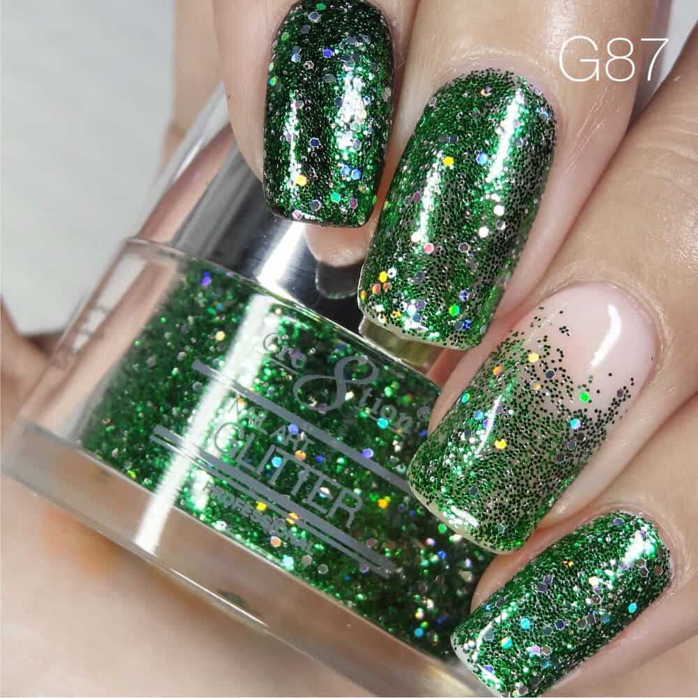 Gray Cre8tion Nail Art Glitter 1 fl oz/30g Glitter 87