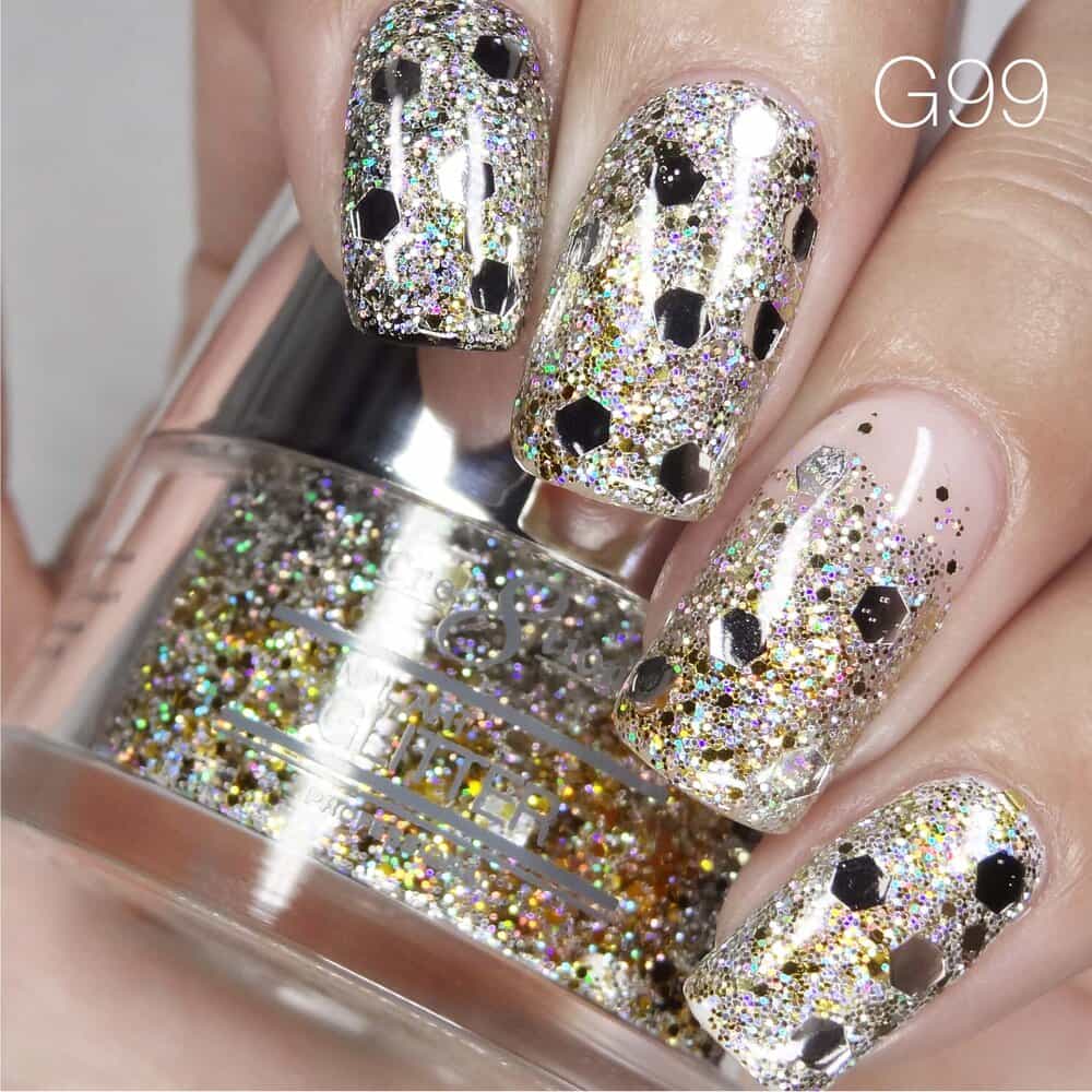 Tan Cre8tion Nail Art Glitter 1 fl oz/30g Glitter 99
