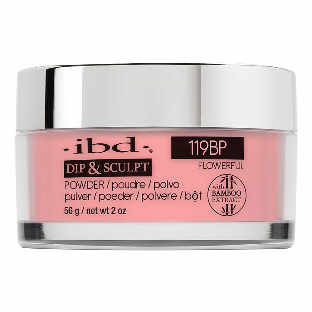 Light Gray IBD Dip&Sculpt Powder 2 oz/56 g Flowerful 119BP