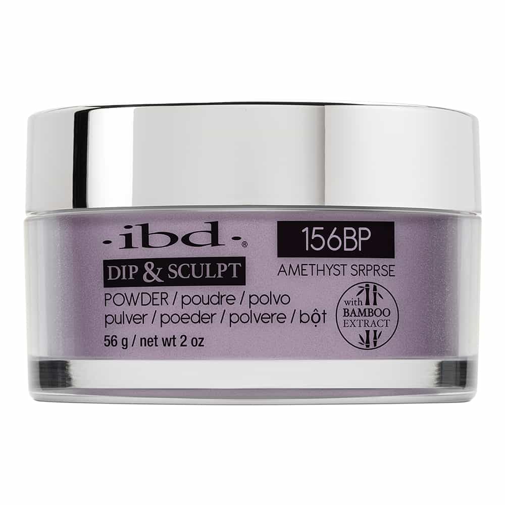 Light Gray IBD Dip&Sculpt Powder 2 oz/56 g Amethyst Surprise 156BP