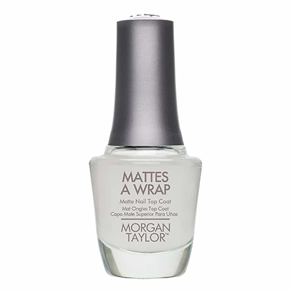 White Smoke Morgan Taylor Mattes A Wrap Matte Top Coat 0.5 fl oz - 51003