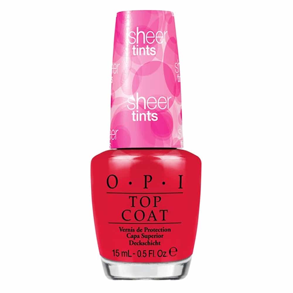 White Smoke OPI Tinted Top Coat - Be Magentale With Me 0.5 oz. NT S02