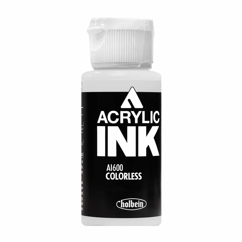 Black Holbein Acrylic Ink Colorless AI600A