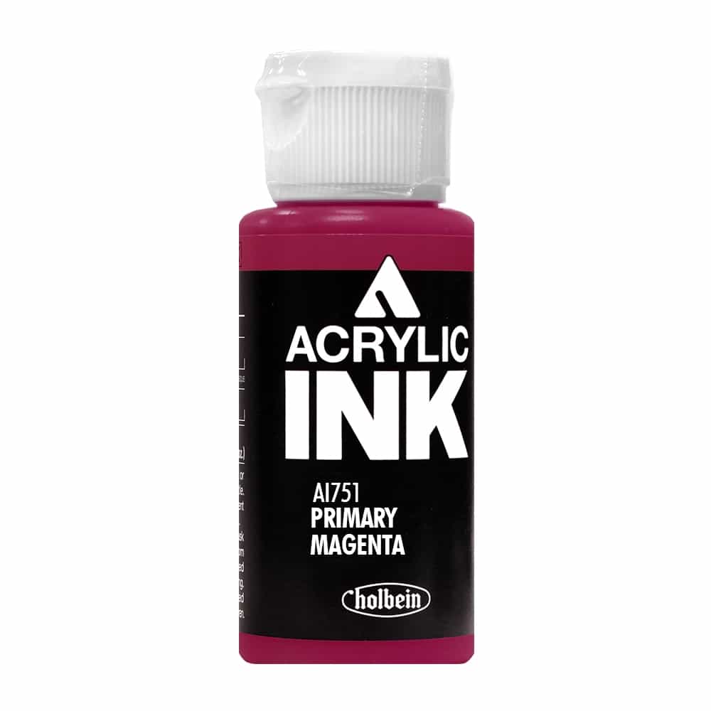 Black Holbein Acrylic Ink Primary Magenta AI751B