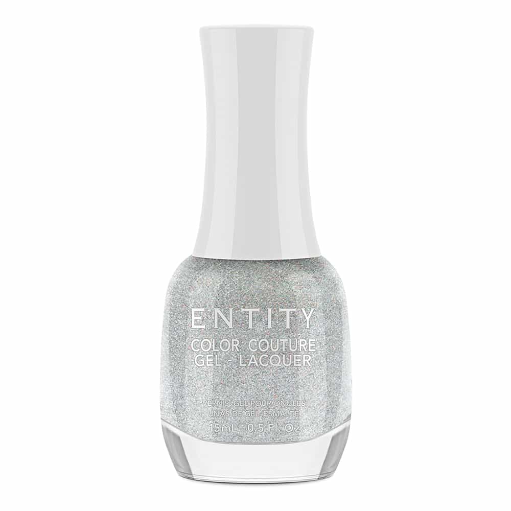 White Smoke Entity Color Couture Lacquer 0.5 oz - Holo-Glam It Up 1293