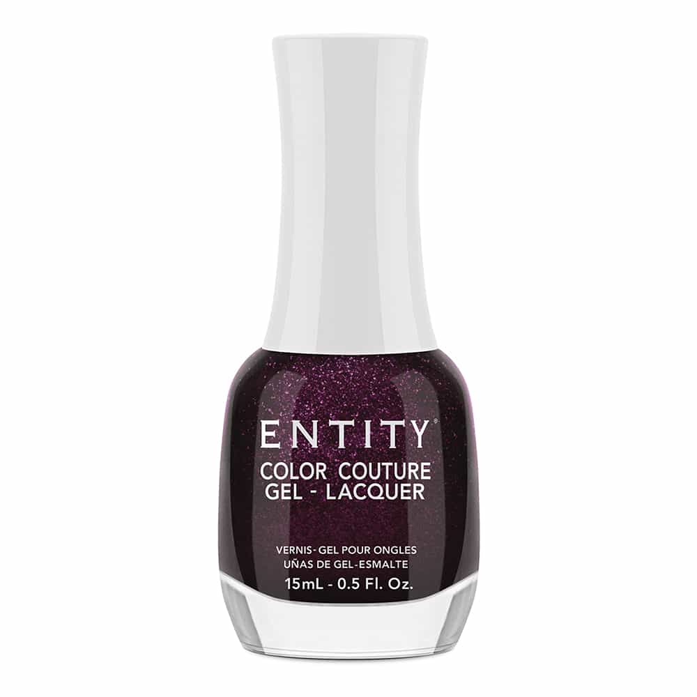 White Smoke Entity Color Couture Lacquer 0.5 oz - Mini Skirt Maroon1634