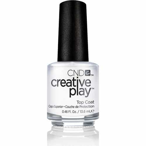 White Smoke CND Creative Play Top Coat 0.46 fl.oz./13.6ml 91152