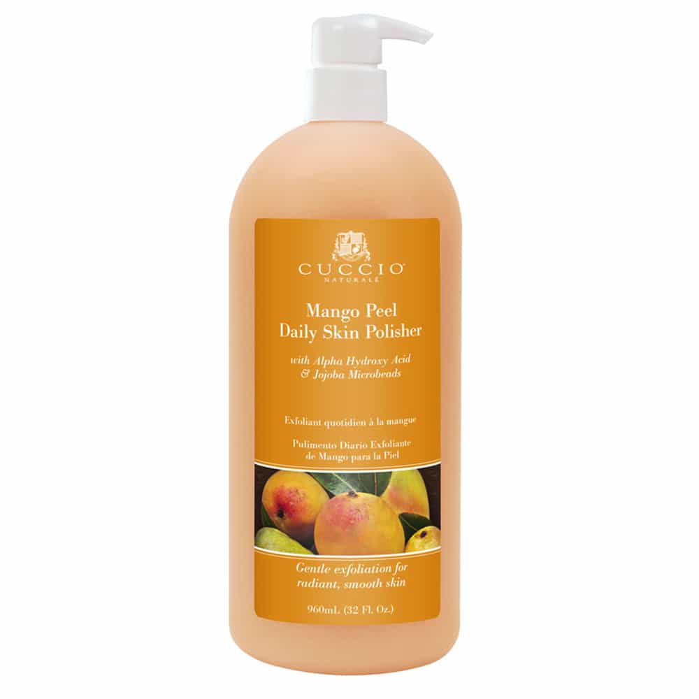 White Smoke Cuccio Mango Peel Daily Skin Polisher 32 fl oz - 960ml