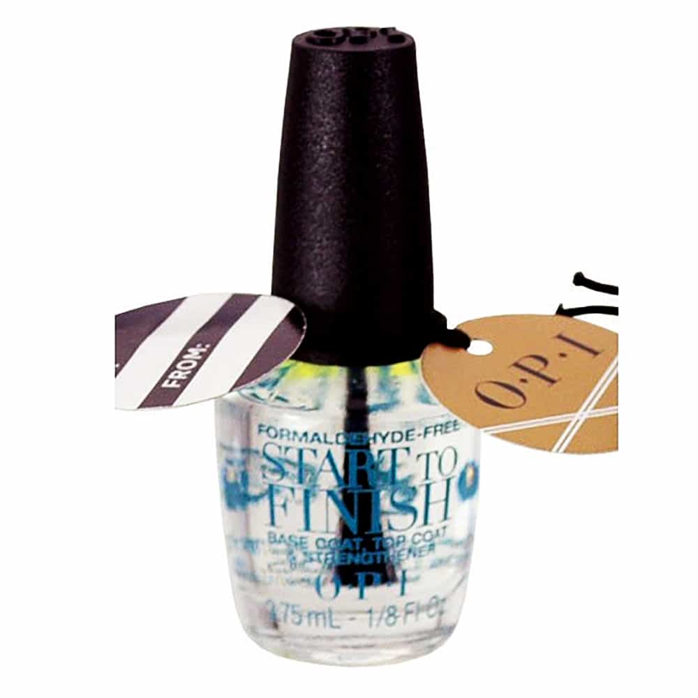 White Smoke OPI Start to Finish Formaldehyde-Free Formula Mini 3.75ml