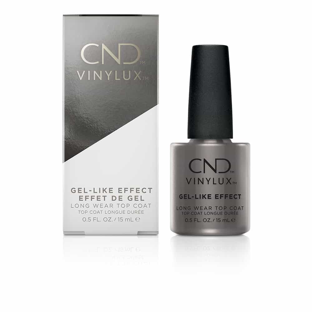 White Smoke CND Vinylux Gel-Like Effect Top Coat 0.5oz 92236