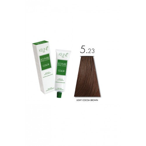 White Smoke Keune So Pure Color - 5.35 Light Chocolate Brown