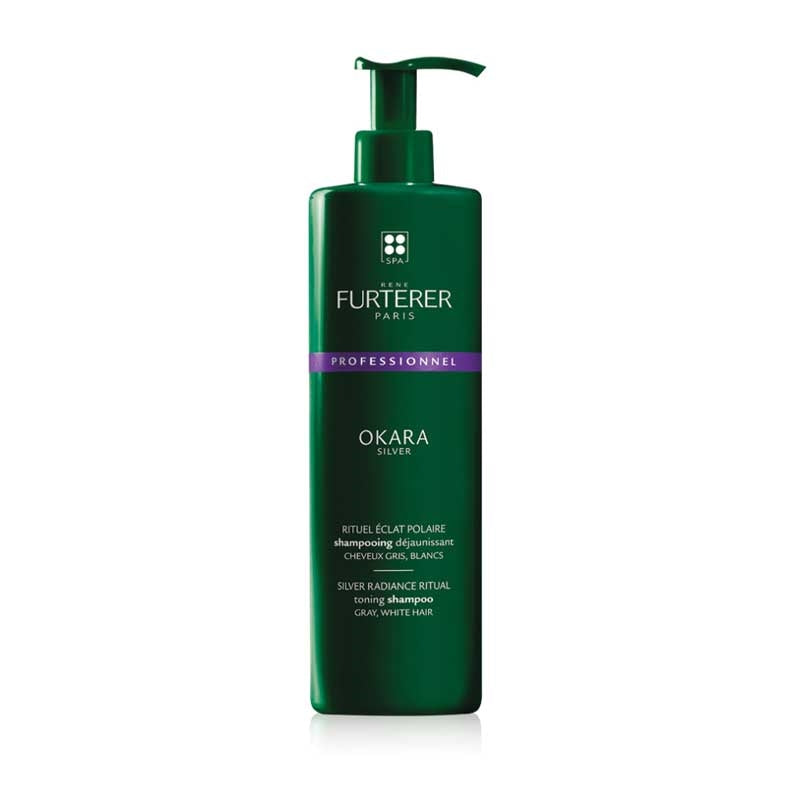 Dark Green Rene Furterer CA008047 Okara Silver Shampoo 81112 600ml