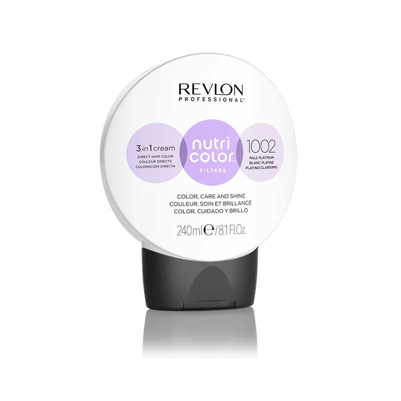 White Smoke Revlon Nutri Color Creme 1002 Pale Platinum 240ml