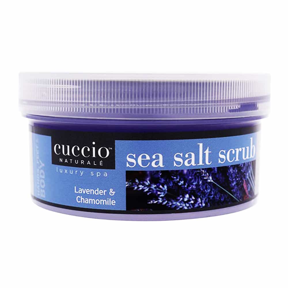 White Smoke Cuccio Sea Salt Scrub Lavender & Chamomile 19.5 oz 3194