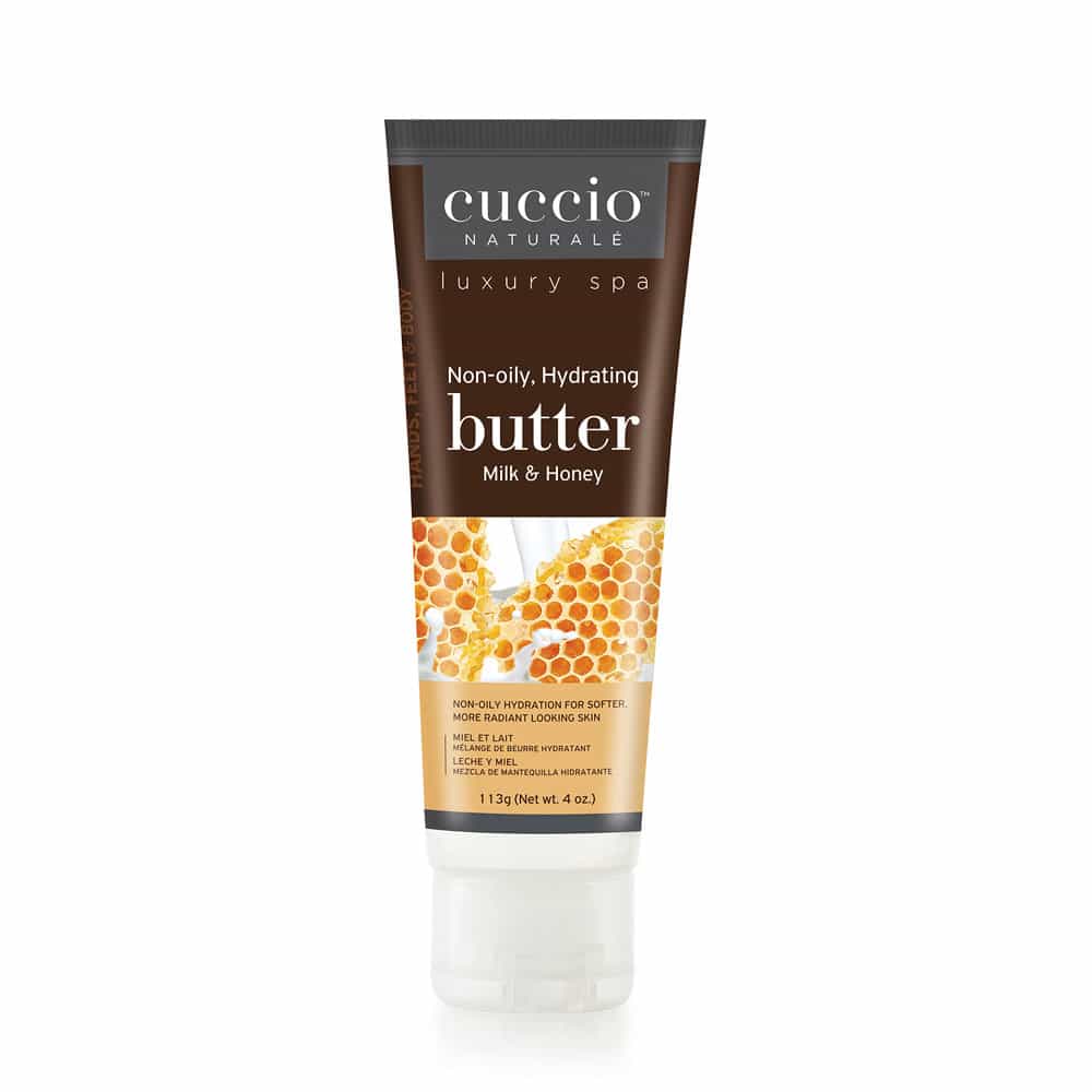 White Smoke Cuccio N/O Hydrating Butter 4 oz Milk & Honey 3376/CNSC1003