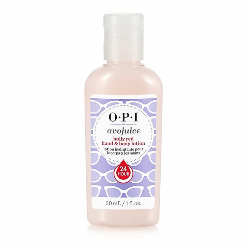 White Smoke OPI Avojuice Holly Red Hand&Body Lotion 1 fl oz /30ml HR H54