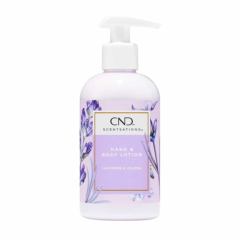 White Smoke CND Scentsations Lavender & Jojoba Lotion 8.3 fl oz 14120