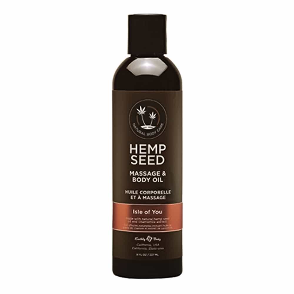 Black Earthly Body Massage & Body Oil 8 oz Isle Of You MAS052
