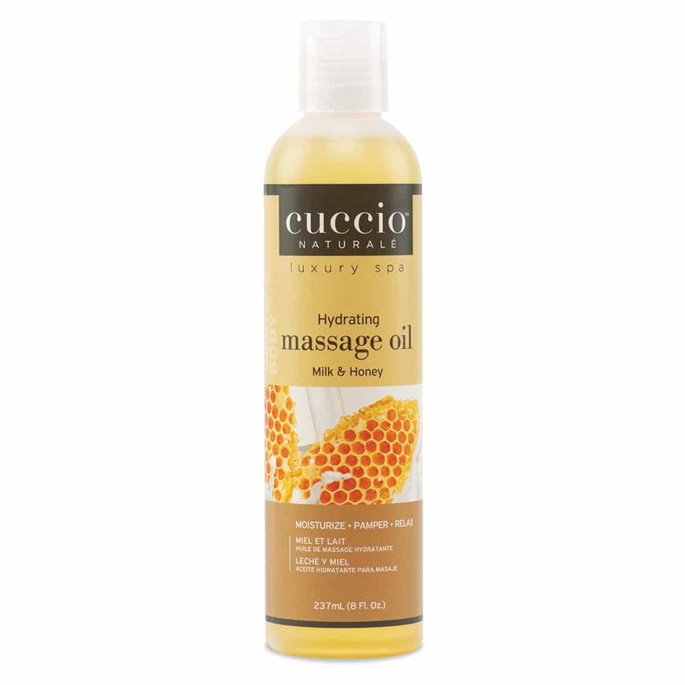 White Smoke Cuccio Hydrating Massage Oil Milk & Honey 8 fl.oz CNSC4506