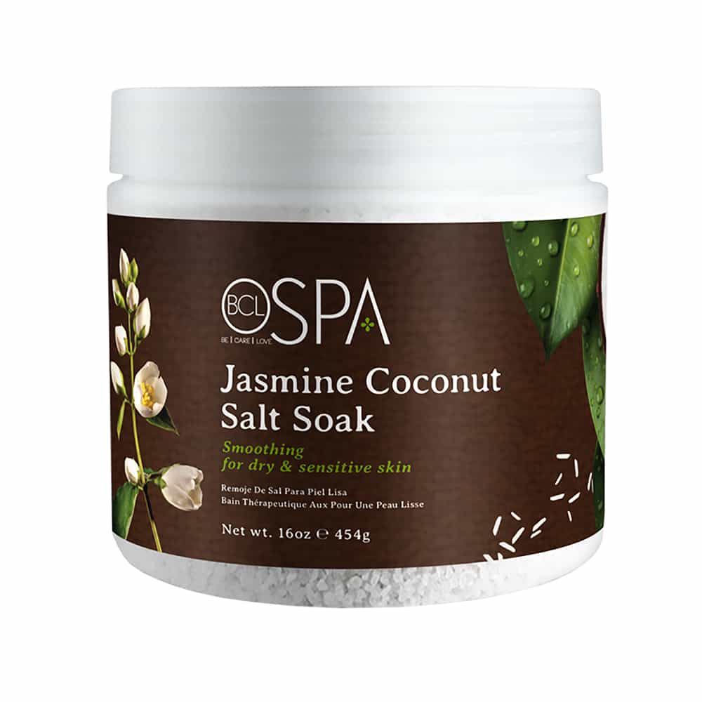 White Smoke BCL SPA Salt Soak 16 oz - Jasmine Coconut 59116