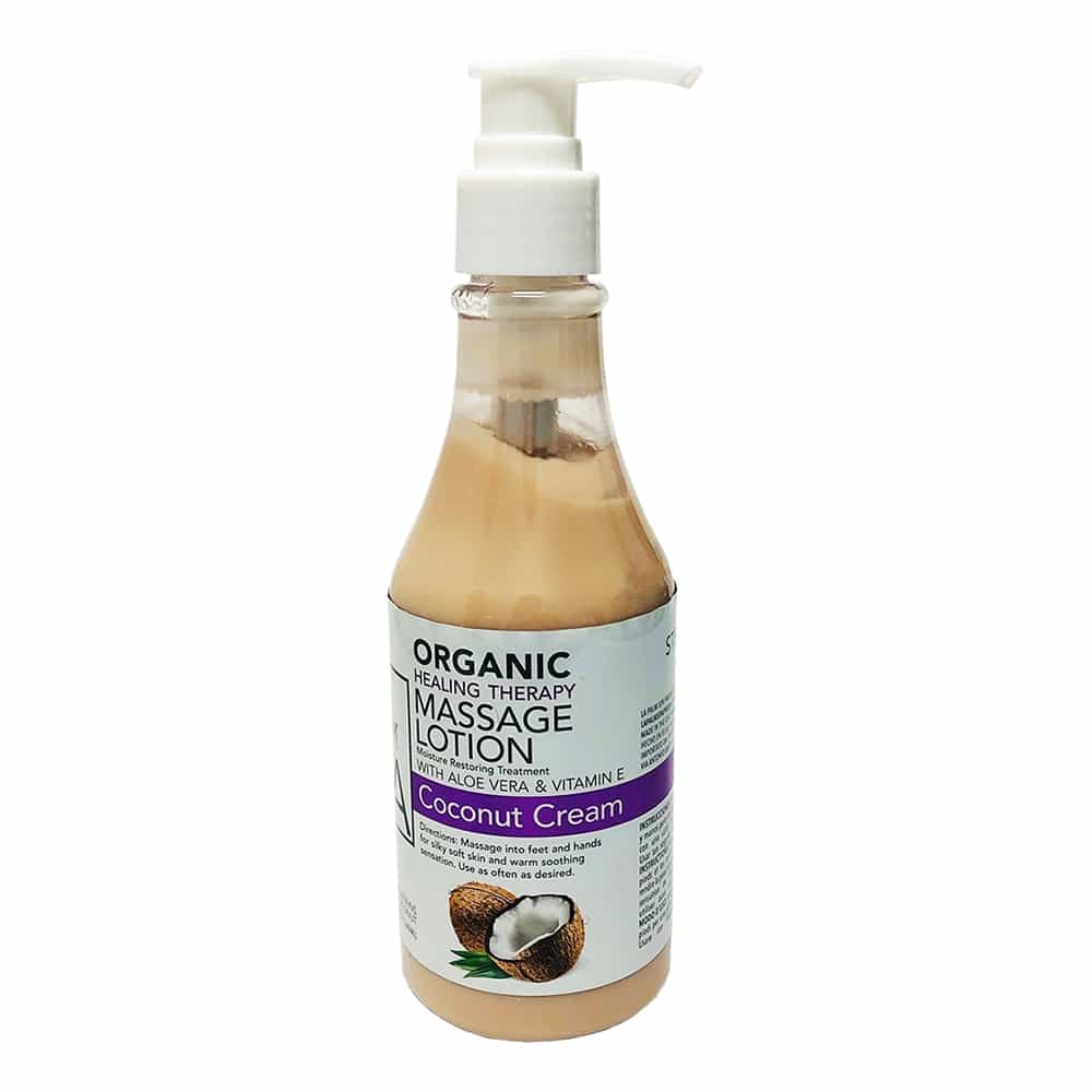 White Smoke La Palm HT Massage Lotion 8 oz - Coconut Cream LP365/02323