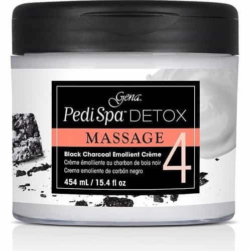 Dark Slate Gray Gena PediSpa Detox Massage Black Charcoal Cream15.4 oz 04067