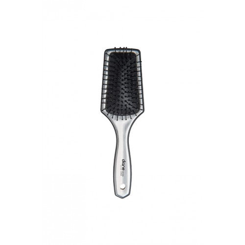 White Smoke Fromm Small Silver 7 Row Paddle Brush