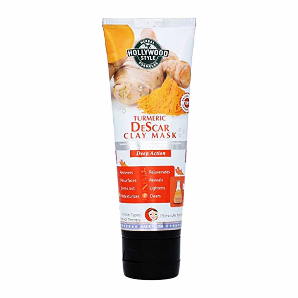 White Smoke Hollywood Style Turmeric DeScar Clay Mask 3.2 oz 37105