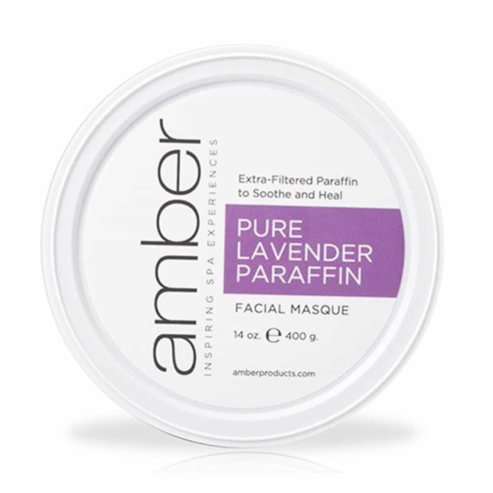 White Smoke Amber Pure Lavender Facial Paraffin 14 oz