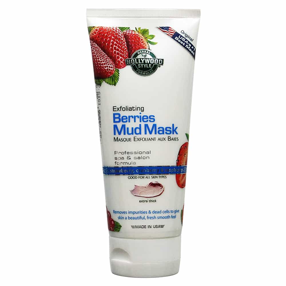 White Smoke Hollywood Style Exfoliating Berries Mud Mask 5.3oz
